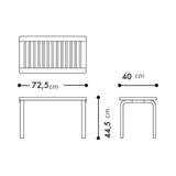 ベンチ 153B スリット トップ ｜Artek アルテック