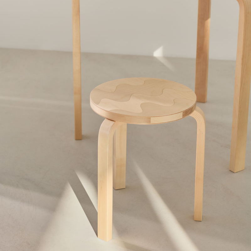 【10月15日発売開始】Artek（アルテック） ＋ Marimekko（マリメッコ）STOOL 60 Lokki（スツール60 ロッキ）