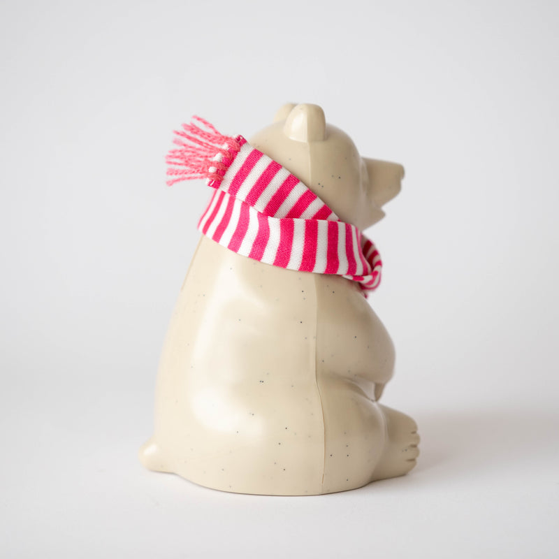 【2024年限定】しろくま貯金箱 Polar Bear Money Box 2024 マフラー付き