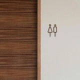 MOHEIM（モヘイム）SIGNS RESTROOM 2pcs / 全2色