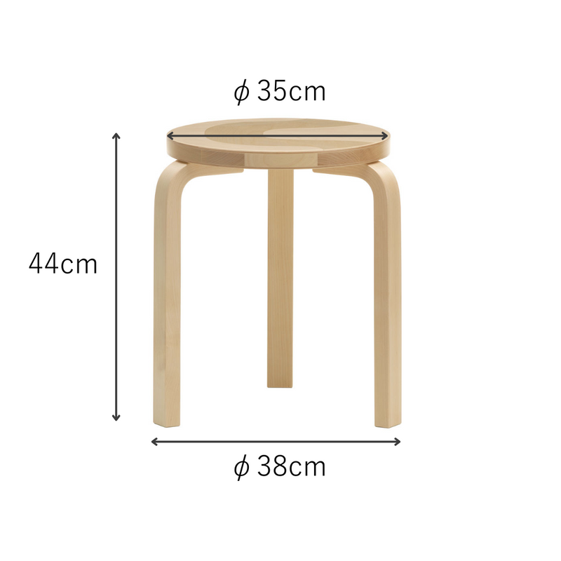 【10月15日発売開始】Artek（アルテック） ＋ Marimekko（マリメッコ）STOOL 60 Lokki（スツール60 ロッキ）
