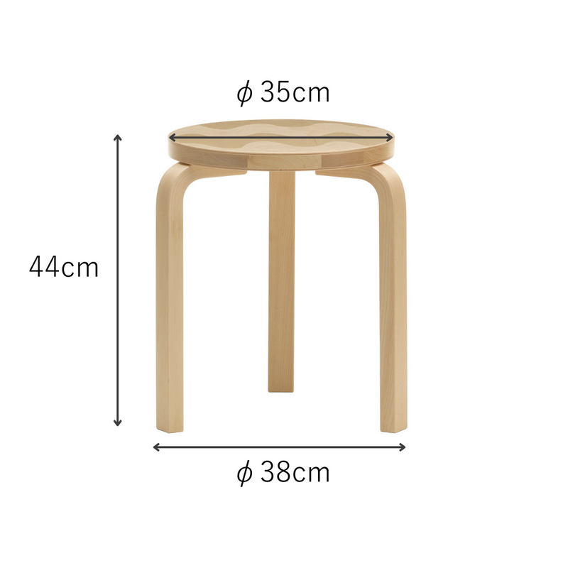 【10月15日発売開始】Artek（アルテック） ＋ Marimekko（マリメッコ）STOOL 60 Seireeni（スツール60 セイレーニ）