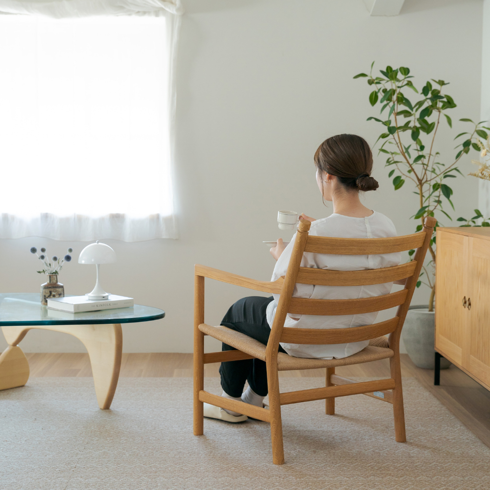北欧の名品　ウェグナー・カールハンセン　CH44チェア CH44 LOUNGE CHAIR（ラウンジチェア） /Carl Hansen & Son（カール