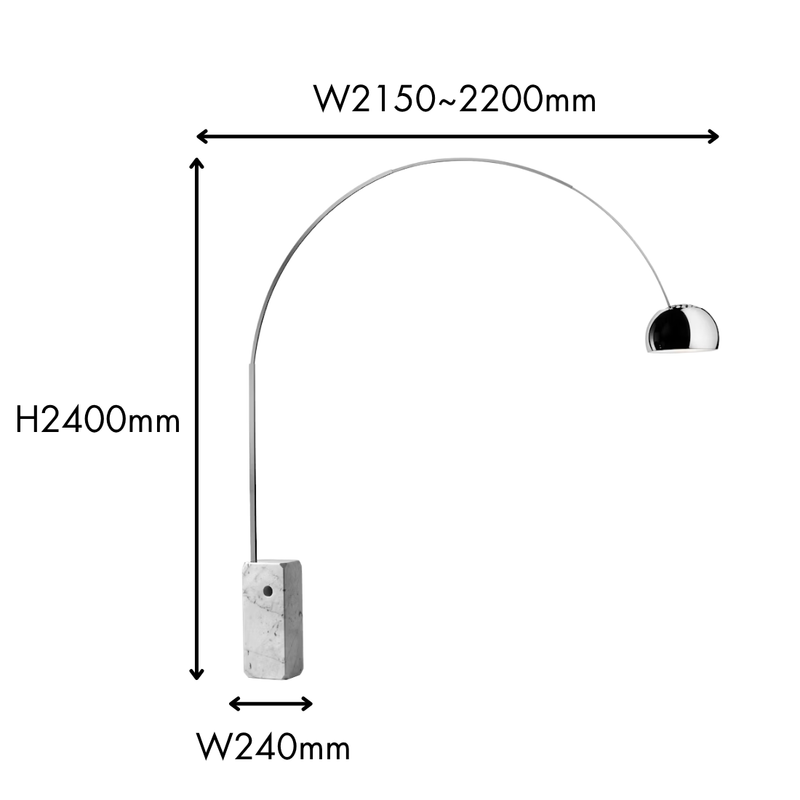 ARCO LED （アルコ LED）フロアランプ ｜フロスの正規代理店 Shinc lab