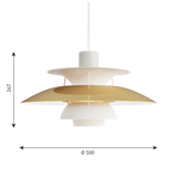 ルイスポールセン PH 5  ペンダントライトメタル ブラス（真鍮）