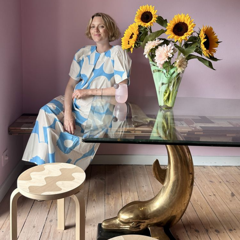 【10月15日発売開始】Artek（アルテック） ＋ Marimekko（マリメッコ）STOOL 60 Lokki（スツール60 ロッキ）