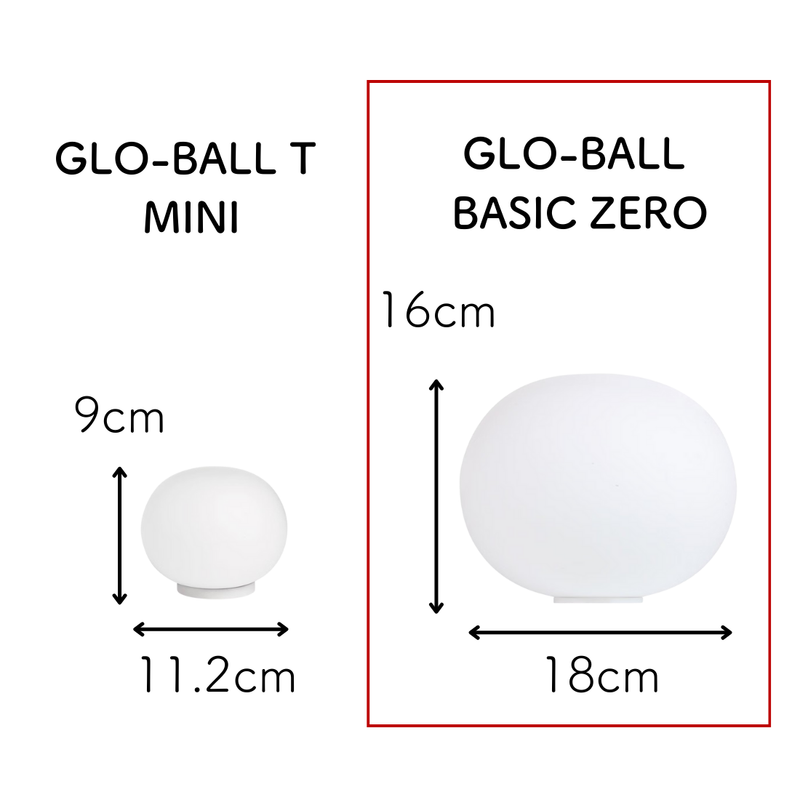 GLO-BALL BASIC ZERO（グロボール ベーシック ゼロ）テーブルランンプ｜FLOS（フロス）