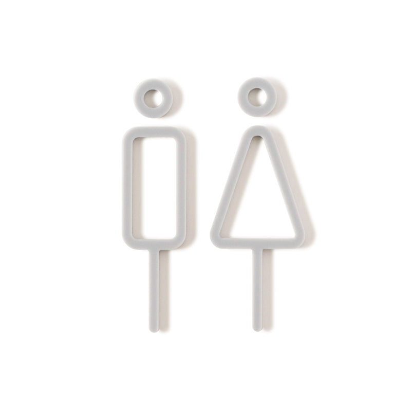 MOHEIM SIGNS / RESTROOM (2pcs / 全3色) | Shinc lab.（シンクラボ