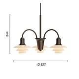 PH 1/1 シャンデリア Centenary Edition（3灯 / 6灯 / 9灯）  | ルイスポールセン