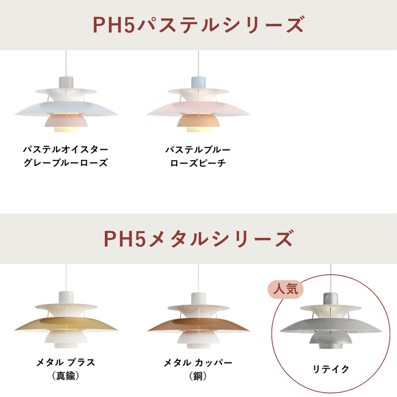 PH 5 ペンダントライト | ルイスポールセンの正規代理店 Shinc lab