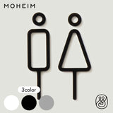 MOHEIM（モヘイム）SIGNS RESTROOM 2pcs / 全3色