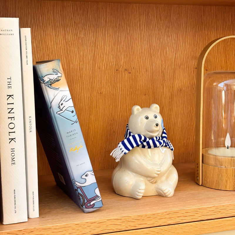 しろくま貯金箱 Polar Bear Money Box 2025 マフラー付き – Shinc lab しろくま貯金箱 Polar Bear Money Box 2025 マフラー付き – Shinc lab