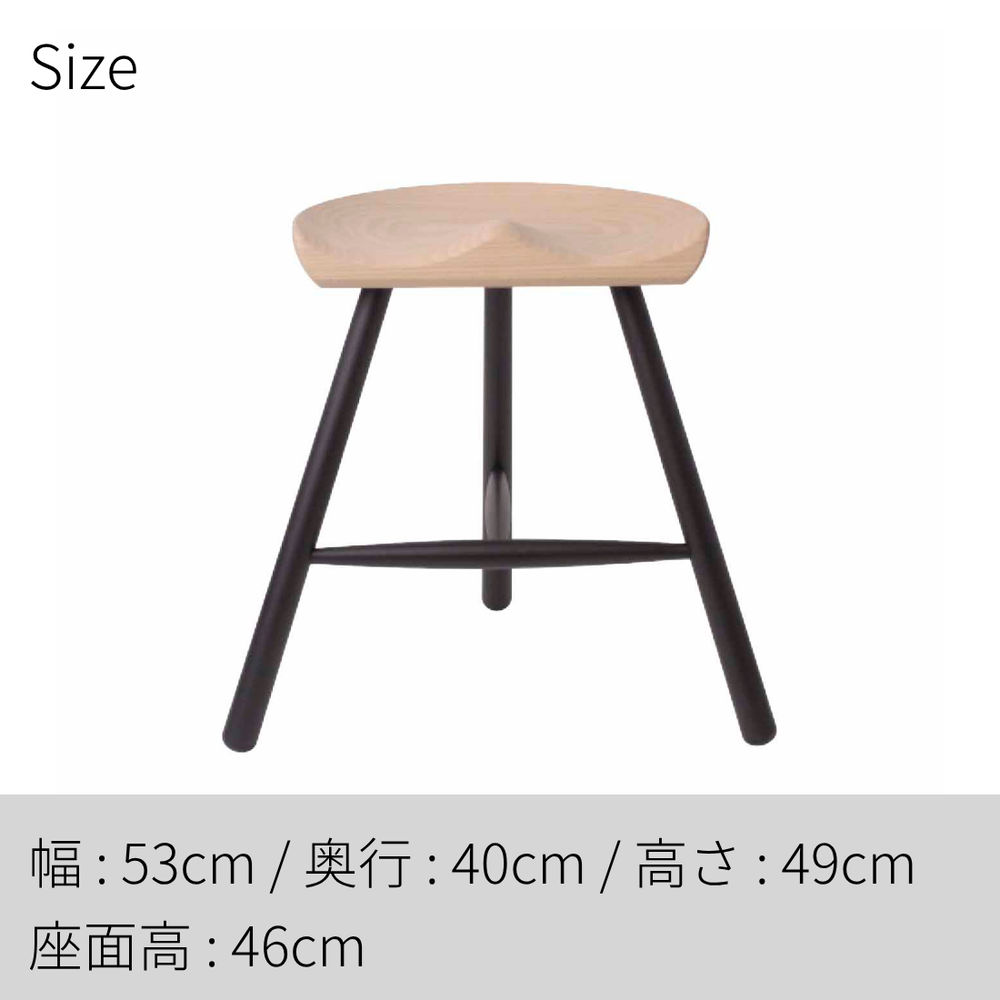6脚まとめ買い6 ルーマニア製 ハイスツール ビーチ材 ブラック PVCレザー Shoemaker Chair （シューメーカーチェア）No.49 ビーチ材シート