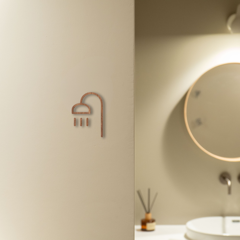 MOHEIM SIGNS / SHOWER (2pcs / ホワイトオーク / ウォルナット