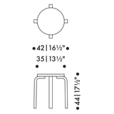 【オンライン限定特典】stool60 スツール 60  ナチュラルラッカー カラー  ｜  artek（アルテック）
