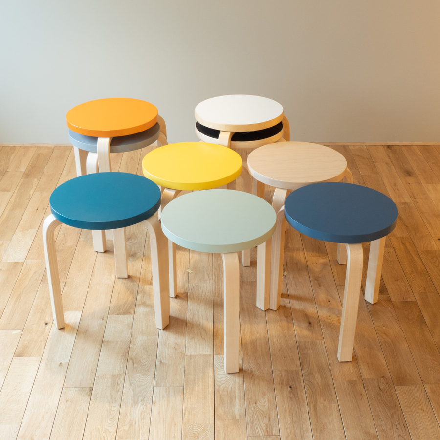 【オンライン限定特典】stool60 スツール 60  ナチュラルラッカー カラー  ｜  artek（アルテック）
