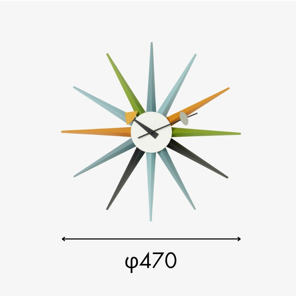 vitra （ヴィトラ）Sunburst Clock（サンバースト クロック）| George