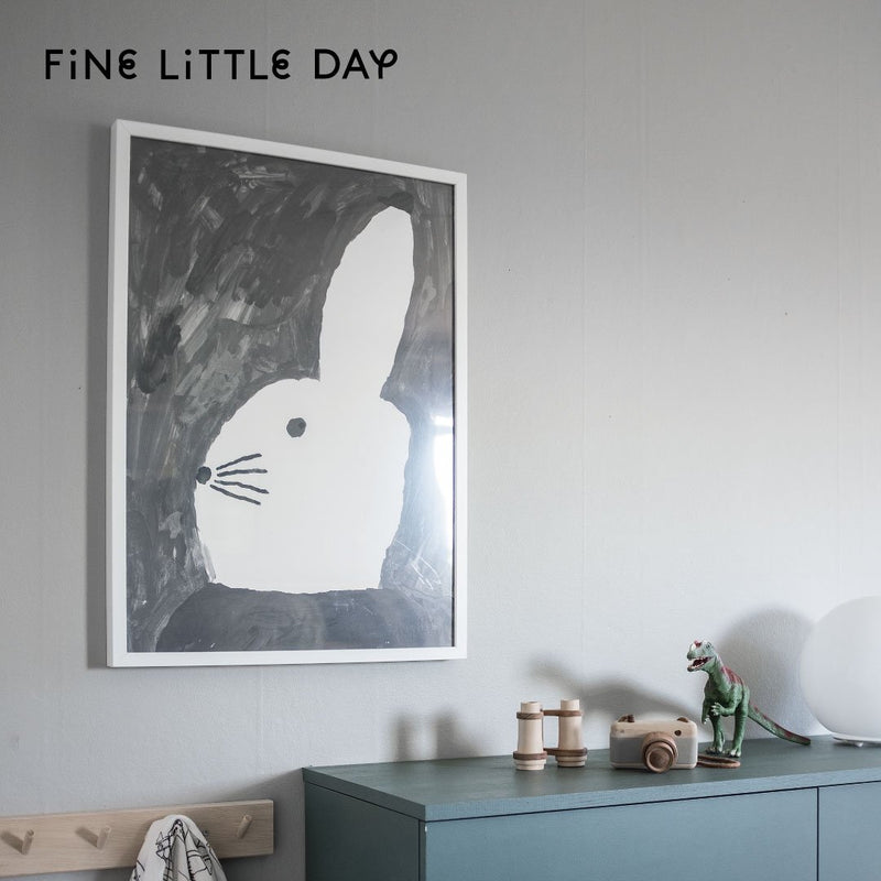 Fine Little Day ポスター RABBIT WITH SMALL HAT ウサギ 50×70cm