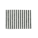 fog linen work(フォグリネンワーク) リネンキッチンクロス ブラックホワイトストライプ LKC001-BKWS