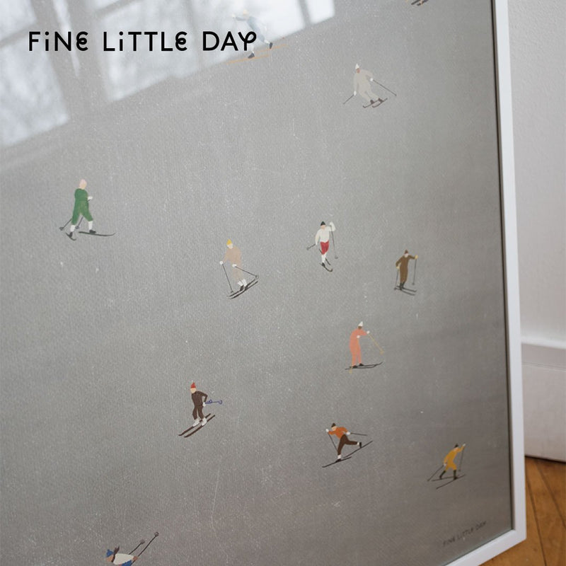 Fine Little Day ポスター SKIERS 50×70cm