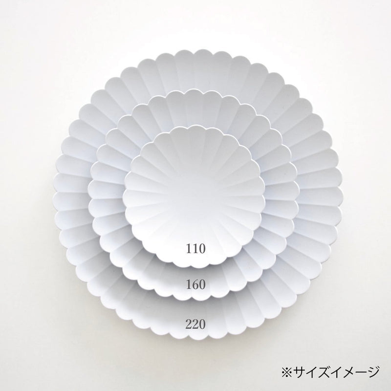 1616/arita japan TY パレス 160 プレーングレー 2枚セット【化粧箱入】