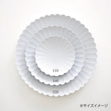 1616/arita japan TY パレス 220 プレーングレー 2枚セット【化粧箱入】