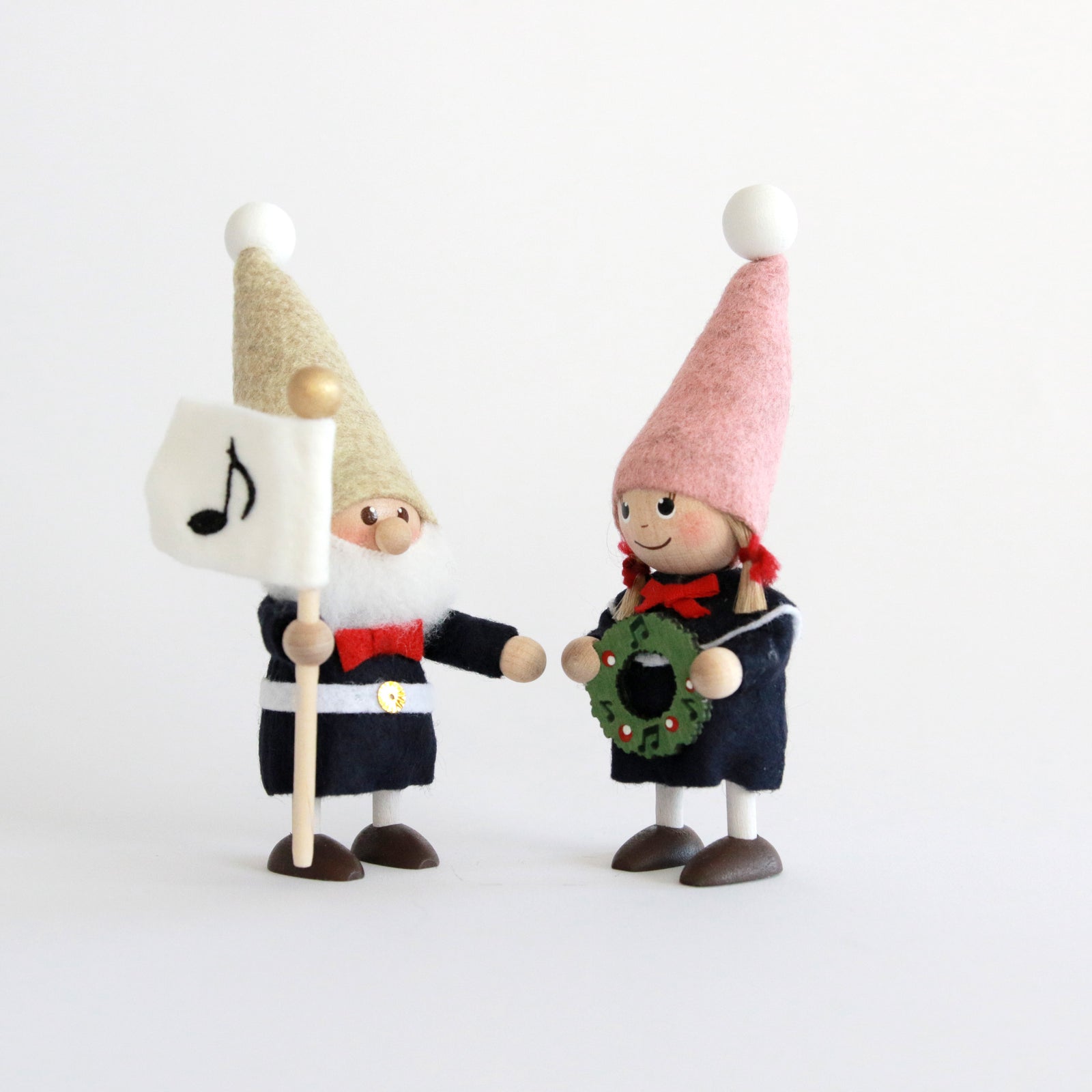 NORDIKA nisse ノルディカ ニッセ クリスマス 木製人形 ( 音符を