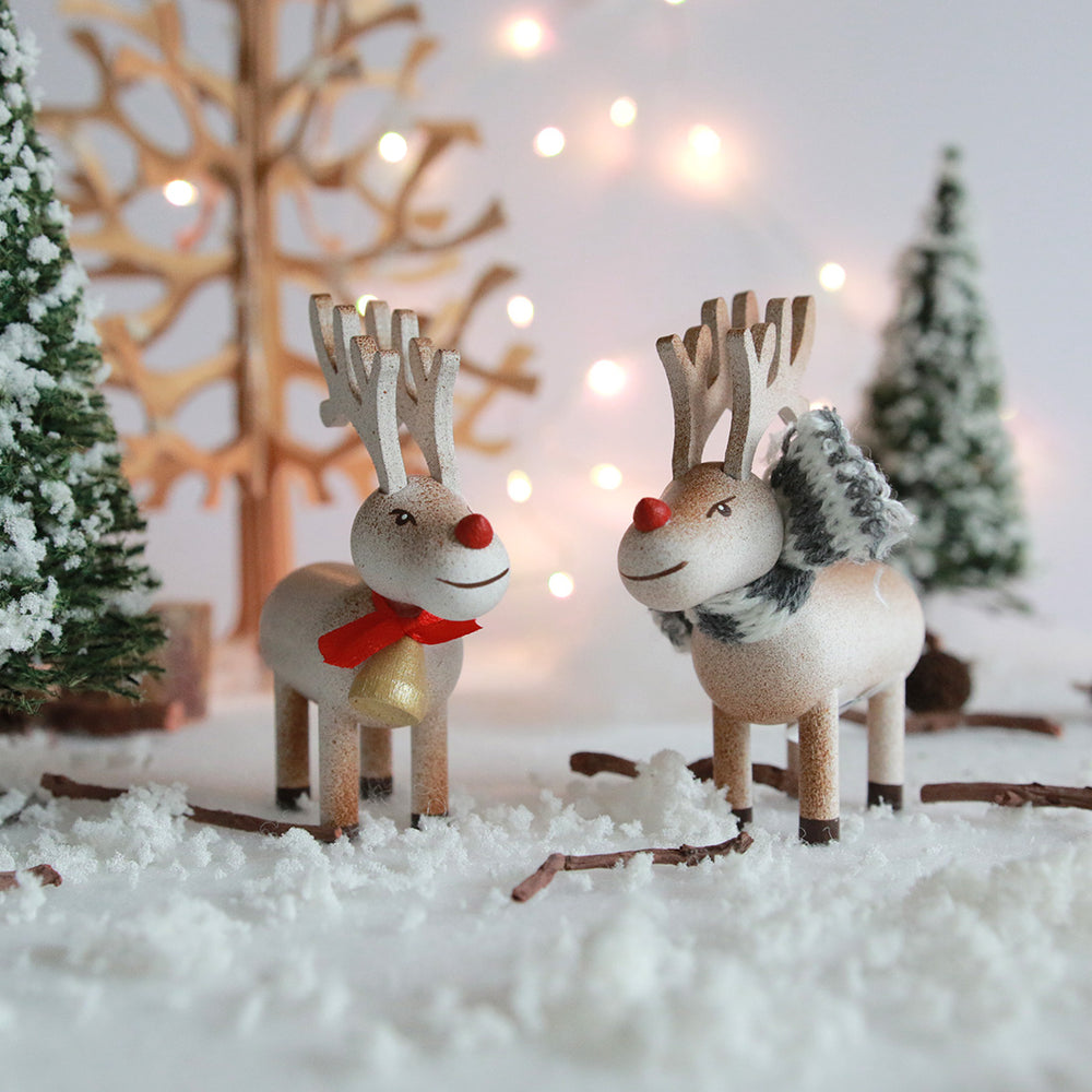 NORDIKA nisse トナカイ ブラウンマフラー | Shinc lab.(シンクラボ)