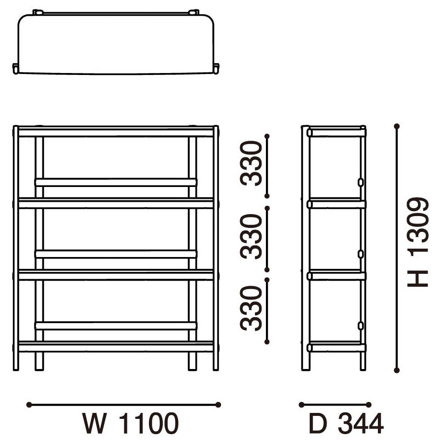 カリモクニュースタンダード アーカイブ シェルフ 110 正規代理店