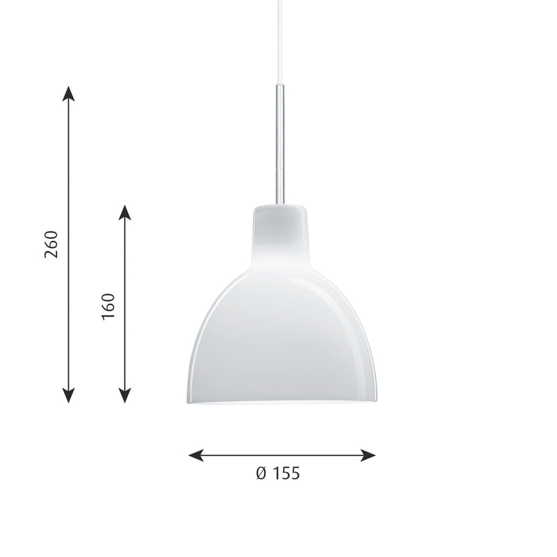 ルイスポールセン トルボー 155 グラスペンダントライト