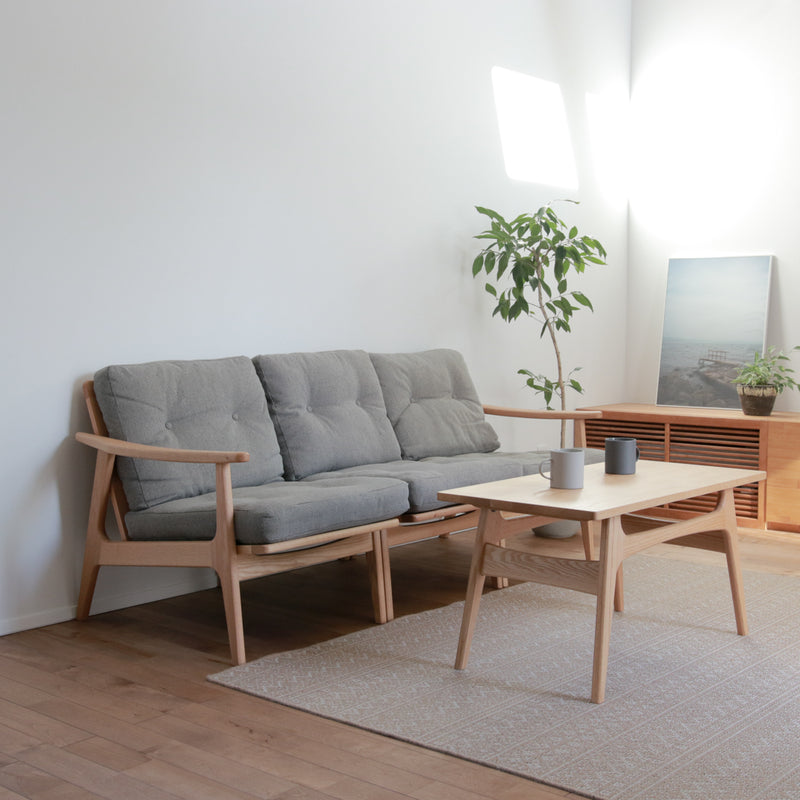 マルニ60 オークフレームチェア 3シーター