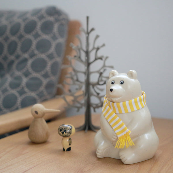 【2022年限定】しろくま貯金箱 Polar Bear Money Box 2022 マフラー付き