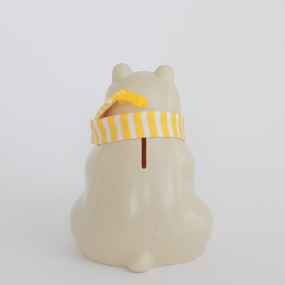 割引価格 20%オフ】しろくま貯金箱 Polar マフラー 2022 Box Money Bear 置物